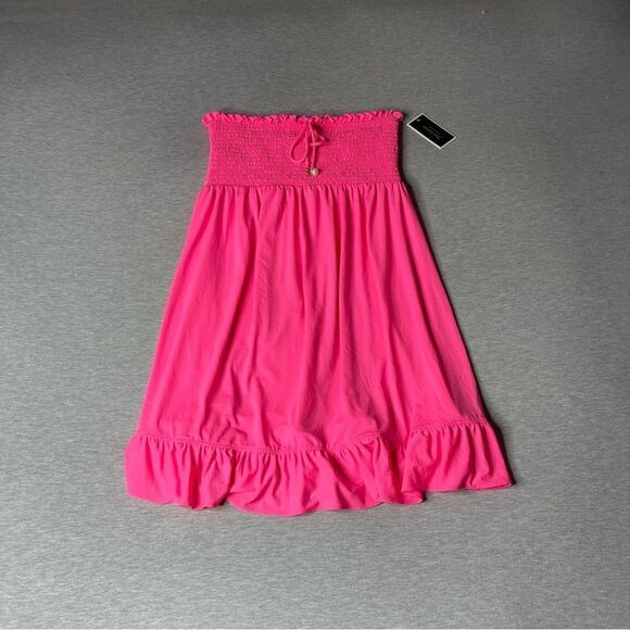 Juicy Couture Other - Juicy Couture Girl's Vintage Hot Pink Cover-Up Dress